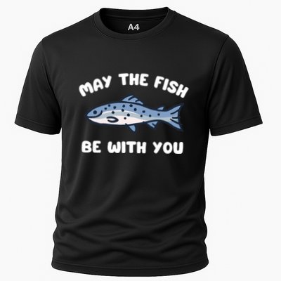 MAY THE FISH BE WITH YOU FUNNY MAY THE FISH BE WITH YOU Performance Shirt