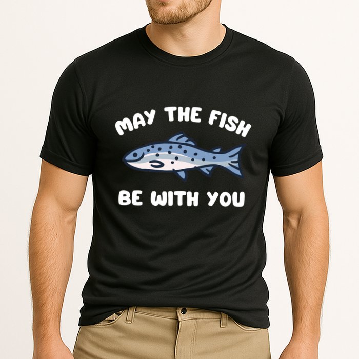 MAY THE FISH BE WITH YOU FUNNY MAY THE FISH BE WITH YOU Performance Shirt