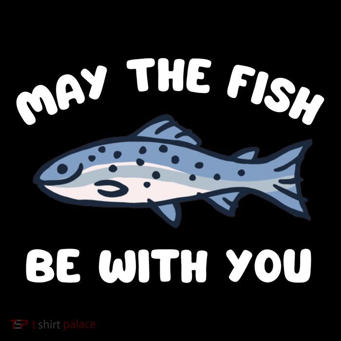 MAY THE FISH BE WITH YOU FUNNY MAY THE FISH BE WITH YOU Sustainable Knit Beanie