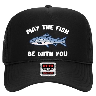 MAY THE FISH BE WITH YOU FUNNY MAY THE FISH BE WITH YOU Trucker Hat