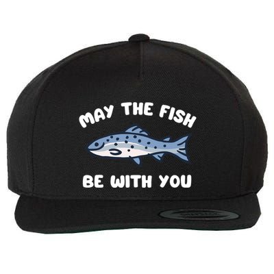 MAY THE FISH BE WITH YOU FUNNY MAY THE FISH BE WITH YOU Wool Snapback Cap