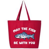MAY THE FISH BE WITH YOU FUNNY MAY THE FISH BE WITH YOU 25L Jumbo Tote