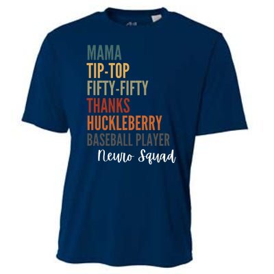 Mama Tiptop Fiftyfifty Thanks Huckleberry Baseball Player Neuro Squad Cooling Performance Crew T-Shirt