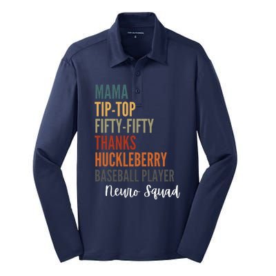 Mama Tiptop Fiftyfifty Thanks Huckleberry Baseball Player Neuro Squad Silk Touch Performance Long Sleeve Polo