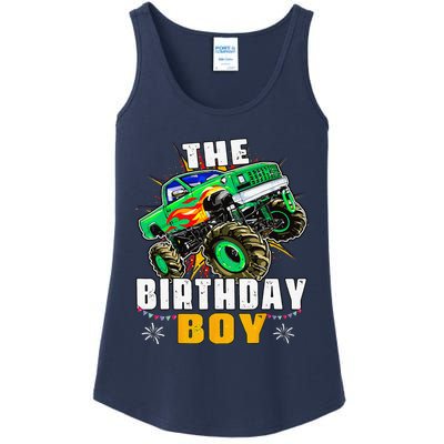 Monster Truck Family Matching The Birthday Ladies Essential Tank