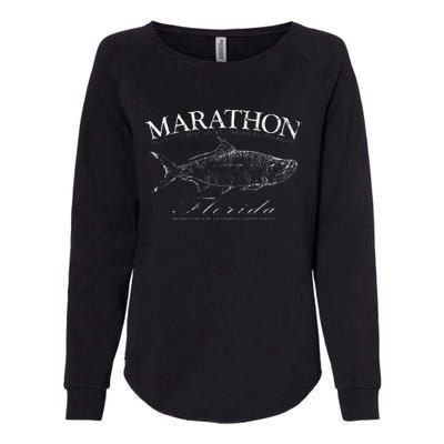 Marathon Tarpon Fishing In Monroe County Florida Keys Womens California Wash Sweatshirt