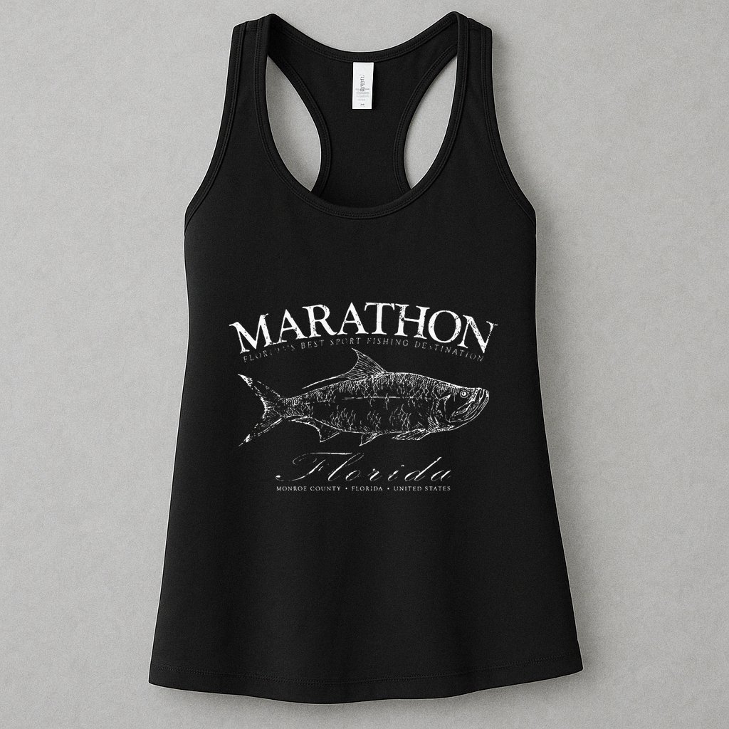 Marathon Tarpon Fishing In Monroe County Florida Keys Womens Tank Top