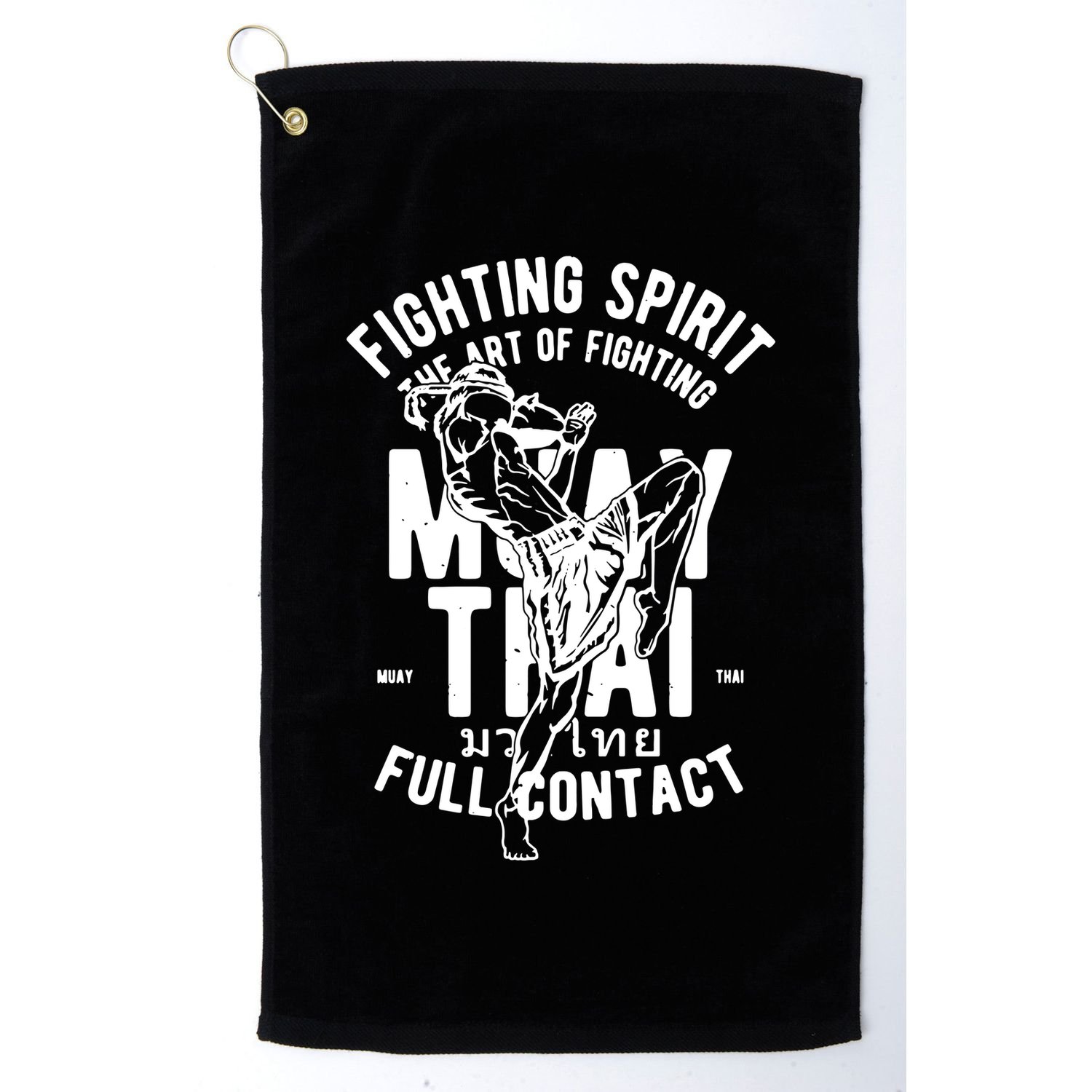 Muay Thai Full Contact Martial Arts Mma Golf Towel