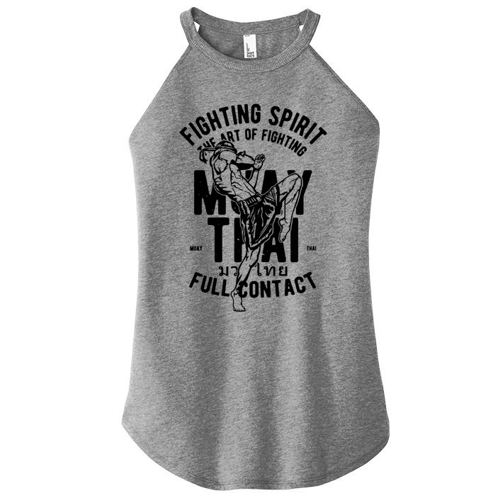 Muay Thai Full Contact Martial Arts Mma Women's Perfect Tri Rocker Tank