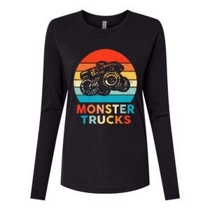 Monster Truck For & Adults Womens Cotton Relaxed Long Sleeve T-Shirt