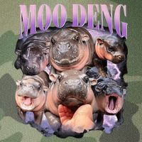 Moodeng The Famous Baby Pigmy Hippo Moodeng Funny Crew Legacy Tie Dye Trucker Hat