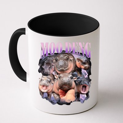 Moodeng The Famous Baby Pigmy Hippo Moodeng Funny Crew Mug