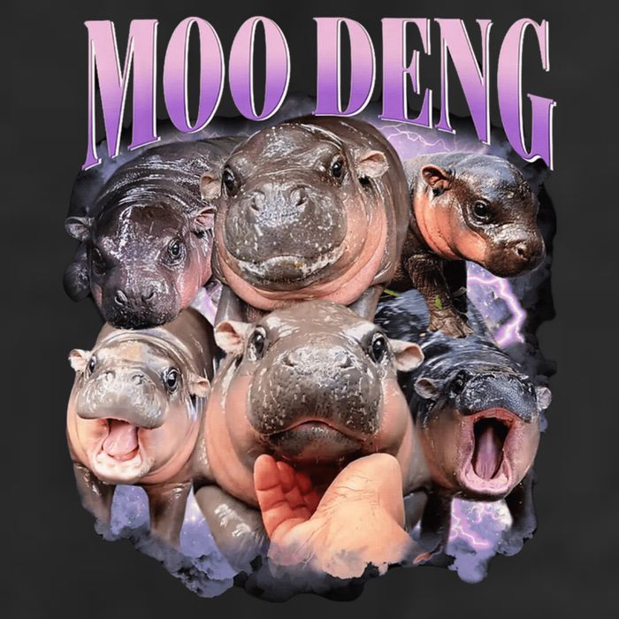 Moodeng The Famous Baby Pigmy Hippo Moodeng Funny Crew 15oz Campfire Ceramic Mug