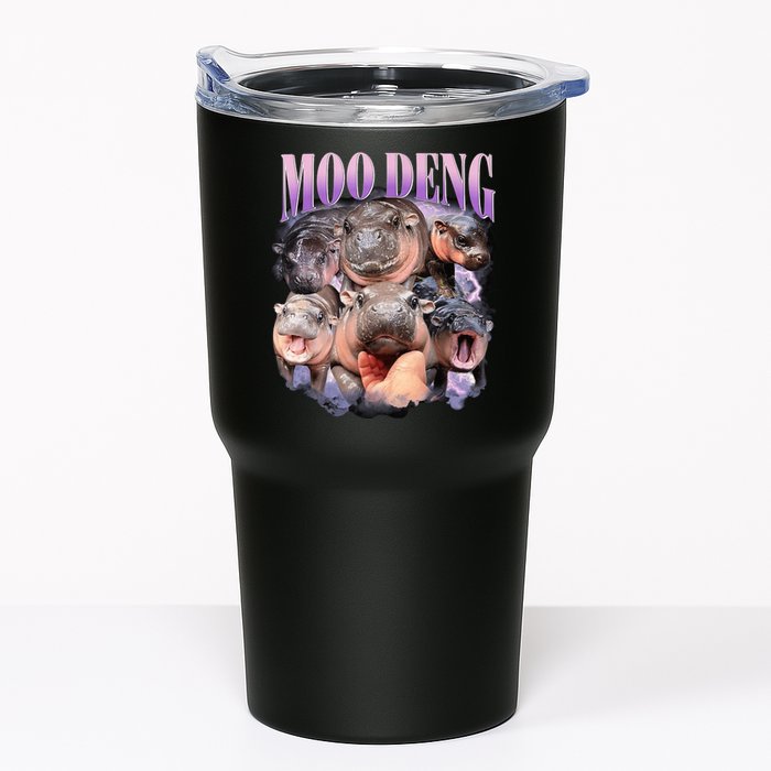Moodeng The Famous Baby Pigmy Hippo Moodeng Funny Crew Tumbler