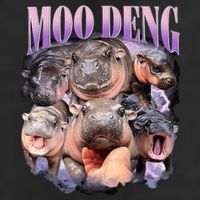 Moodeng The Famous Baby Pigmy Hippo Moodeng Funny Crew Tumbler