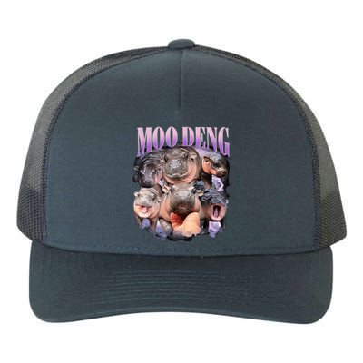 Moodeng The Famous Baby Pigmy Hippo Moodeng Funny Crew Yupoong Adult 5-Panel Trucker Hat