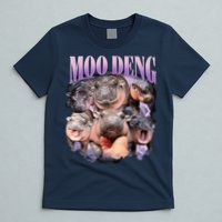 Moodeng The Famous Baby Pigmy Hippo Moodeng Funny Crew T-Shirt