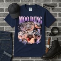 Moodeng The Famous Baby Pigmy Hippo Moodeng Funny Crew Tall T-Shirt
