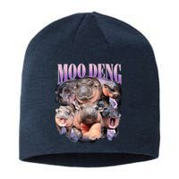 Moodeng The Famous Baby Pigmy Hippo Moodeng Funny Crew Sustainable Beanie