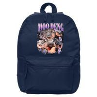 Moodeng The Famous Baby Pigmy Hippo Moodeng Funny Crew 16 in Basic Backpack