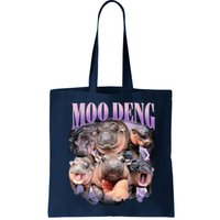Moodeng The Famous Baby Pigmy Hippo Moodeng Funny Crew Bag