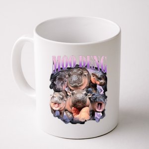 Moodeng The Famous Baby Pigmy Hippo Moodeng Funny Crew Coffee Mug