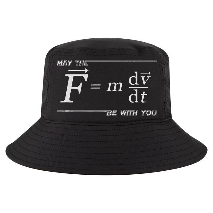 May The (f=mdvdt) Be With You Funny Physics Science Cool Comfort Performance Bucket Hat