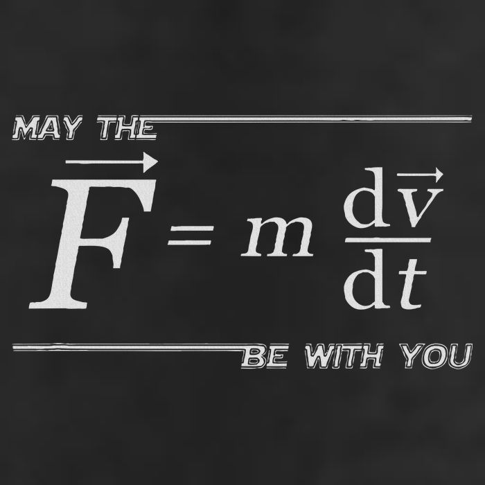 May The (f=mdvdt) Be With You Funny Physics Science Cool Comfort Performance Bucket Hat