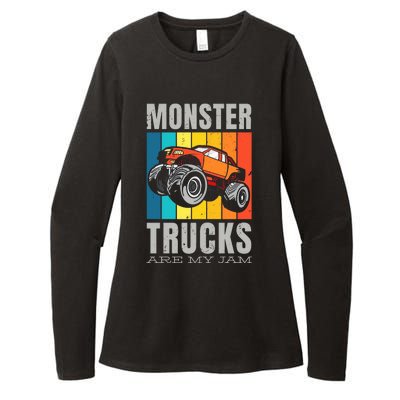 Monster Truck Fan Womens CVC Long Sleeve Shirt