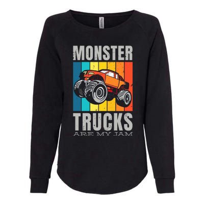 Monster Truck Fan Womens California Wash Sweatshirt