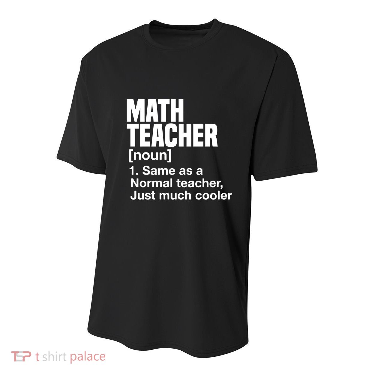 Math Teacher Funny Definition First Day Of School Teachers Meaningful Gift Youth Performance Sprint T-Shirt