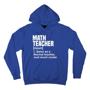 Math Teacher Funny Definition First Day Of School Teachers Meaningful Gift Hoodie