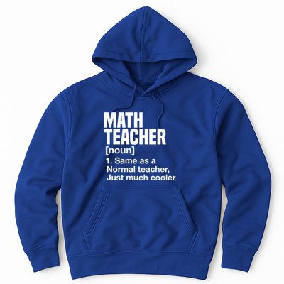 Math Teacher Funny Definition First Day Of School Teachers Meaningful Gift Hoodie