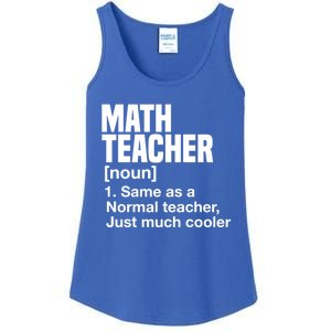 Math Teacher Funny Definition First Day Of School Teachers Meaningful Gift Ladies Essential Tank