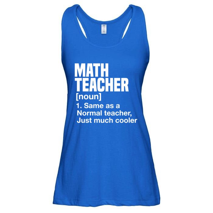 Math Teacher Funny Definition First Day Of School Teachers Meaningful Gift Ladies Essential Flowy Tank