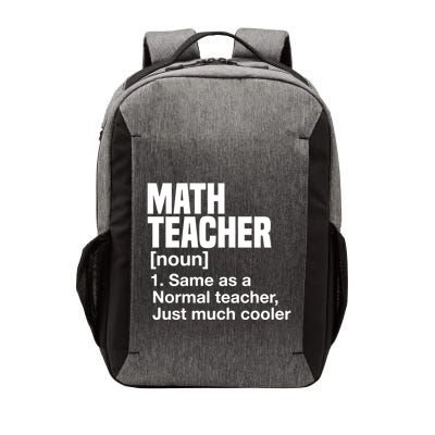 Math Teacher Funny Definition First Day Of School Teachers Meaningful Gift Vector Backpack