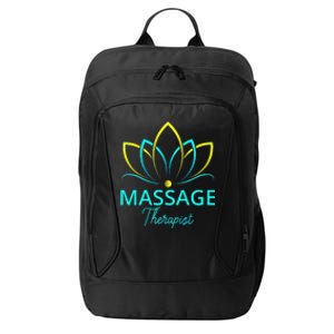 Massage Therapy Gifts For Men Women Massage Therapist City Backpack