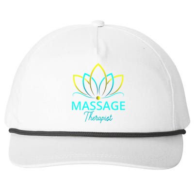 Massage Therapy Gifts For Men Women Massage Therapist Snapback Five-Panel Rope Hat