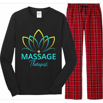 Massage Therapy Gifts For Men Women Massage Therapist Long Sleeve Pajama Set