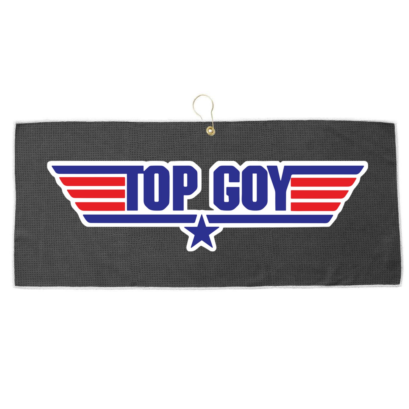 Maverick Top Goy Large Microfiber Waffle Golf Towel