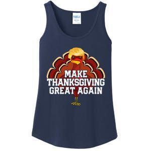 Make Thanksgiving Great Again Trump Turkey Funny 2024 Gift Ladies Essential Tank