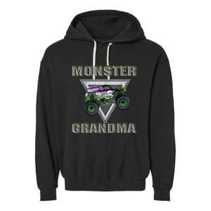 Monster Truck Grandma Monster Truck Are My Jam Truck Lovers Garment-Dyed Fleece Hoodie