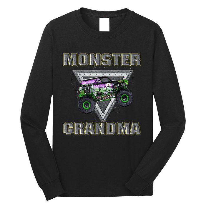 Monster Truck Grandma Monster Truck Are My Jam Truck Lovers Long Sleeve Shirt