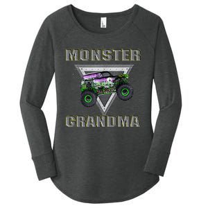 Monster Truck Grandma Monster Truck Are My Jam Truck Lovers Women's Perfect Tri Tunic Long Sleeve Shirt