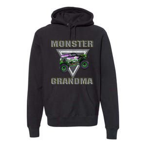 Monster Truck Grandma Monster Truck Are My Jam Truck Lovers Premium Hoodie