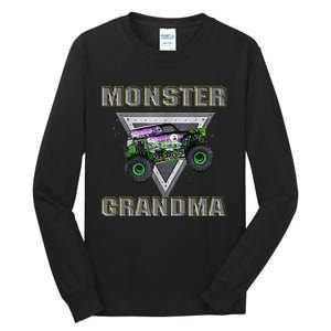 Monster Truck Grandma Monster Truck Are My Jam Truck Lovers Tall Long Sleeve T-Shirt