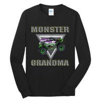 Monster Truck Grandma Monster Truck Are My Jam Truck Lovers Tall Long Sleeve T-Shirt