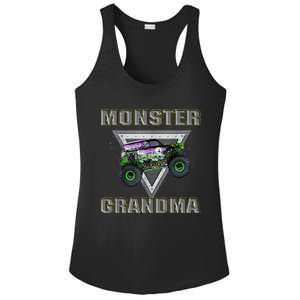 Monster Truck Grandma Monster Truck Are My Jam Truck Lovers Ladies PosiCharge Competitor Racerback Tank