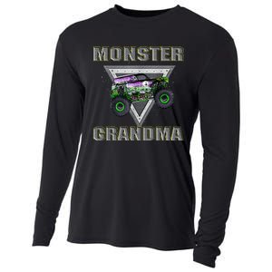 Monster Truck Grandma Monster Truck Are My Jam Truck Lovers Cooling Performance Long Sleeve Crew