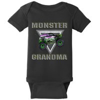 Monster Truck Grandma Monster Truck Are My Jam Truck Lovers Baby Bodysuit